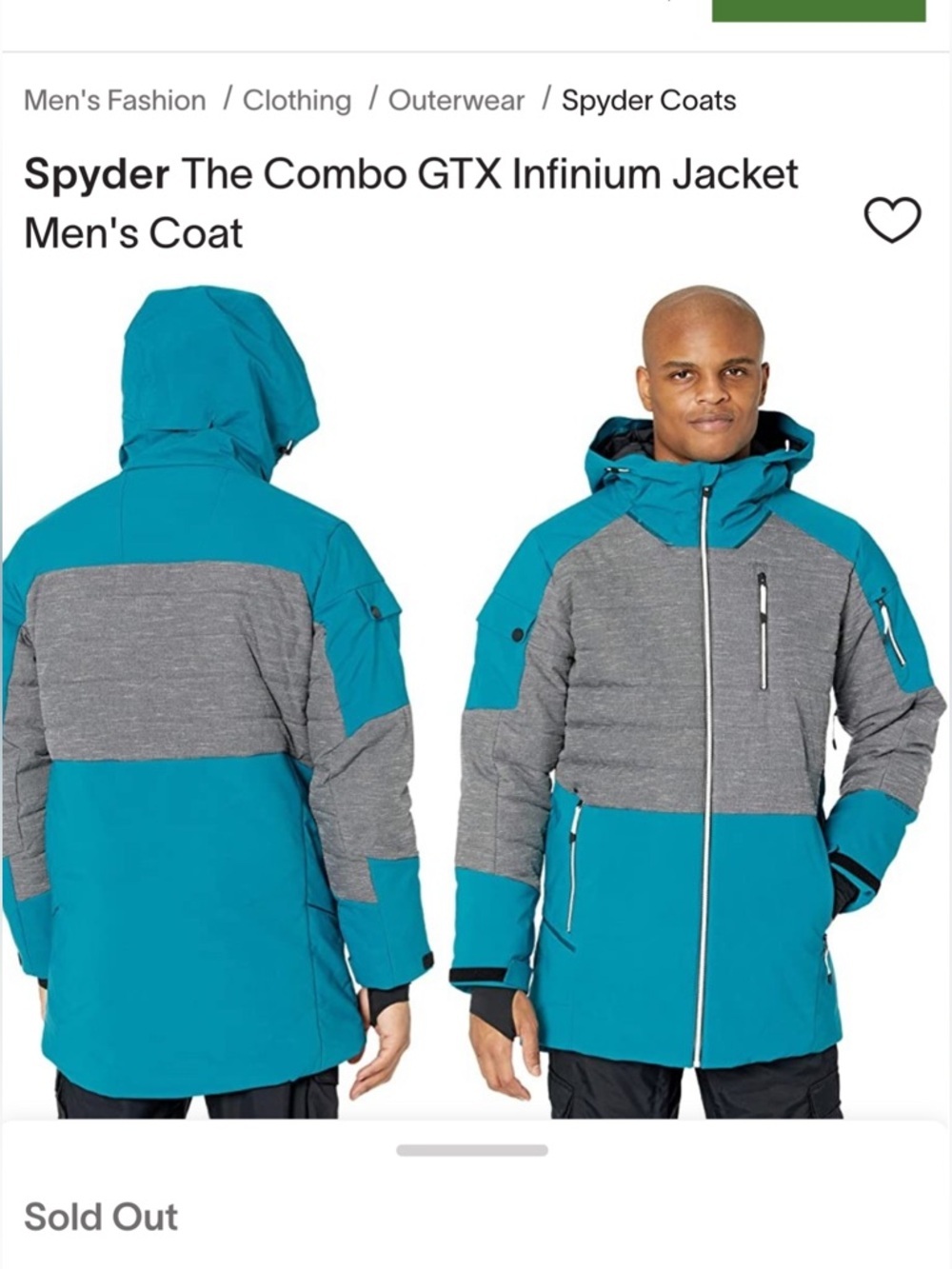 Spyder The Combo GTX Infinium Jacket Men’s